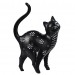Декоративная фигура "Кошка Белла", 14х5,5х21 см, искусственный камень